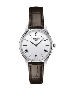 Tissot Tradition 5.5 Lady 31mm T0632091603800 hopeanvalkoinen