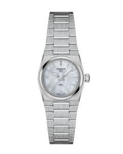Tissot PRX 25mm T1370101111100 edestä helmiäinen