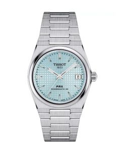 Tissot PRX Powermatic 80 35mm jäänsininen edestä