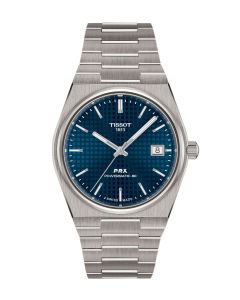 Tissot PRX Titanium 38mm sininen edestä