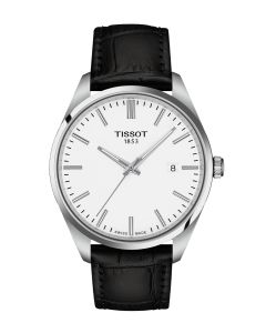 Tissot PR 100 40mm valkoinen edestä