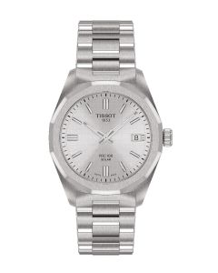 Tissot PRC 100 Solar 34mm T1518221103100 hopea taulu edestä