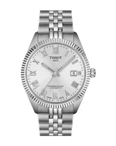 T1564081103300 Tissot Ballade 39mm hopea-teräs edestä