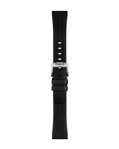 Tissot Black Rubber Strap 20mm T852044545 etupuoli