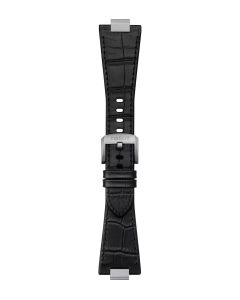 Tissot Official Black PRX 40mm Leather Strap etupuoli