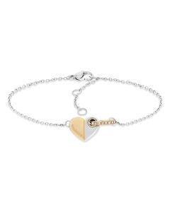 Tommy Hilfiger Love teräsrannekoru THJ2780880 2-värinen