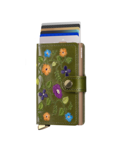 Secrid Miniwallet Floral Olive 5690-12945