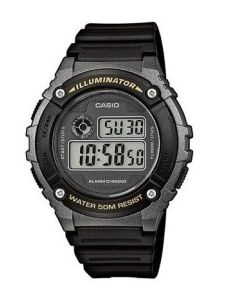 Casio Collection 44mm W-216H-1BVEF - edestä