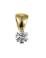 Kohinoor timanttiriipus 0,08ct 18K 124-732-08