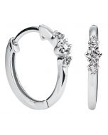 Kohinoor Helene timanttikorvakorut 14K valkokultaa 143-235V-14