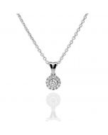 Kohinoor timanttiriipus valkotopaasilla 123-264VT-12