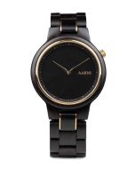 Aarni XO Eeben 43mm musta kellotaulu edestä