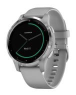 Garmin Vivoactive 4S Powder Gray 010-02172-02 edestä