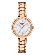 Tissot Flamingo 30mm vaalea helmiäinen edestä