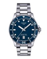 Tissot Seastar 1000 40mm sininen edestä
