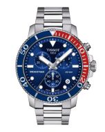 Tissot Seastar 1000 Quartz Chronograph 45,5mm sininen edestä