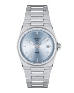 Tissot PRX 35mm vaaleansininen edestä