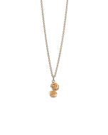 Kalevala Kesäyön ruusu miniriipus kulta 14K 42/45cm