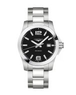 Longines Conquest 41mm musta edestä