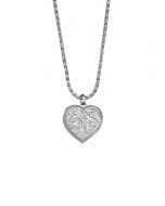 Hento-riipus. Ketjun sisällä säihkyvät zirkonia kivet. Ketjun pituus 50cm. Korun koko 29x29mm. Carina Blomqvistin suunnittelema Hento-korusarja pulppuaa elämäniloa kuin herkät perhoset. Hento muistuttaa meitä elämään hetkessä, yrittämään parhaamme ja olem