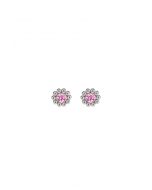 Lumoava Daisy korvakorut hopeaa pinkki zirkonia L54228150000