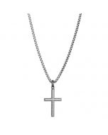 Lumoavan Ilmari hopearisti. Tämän rouhean pelkistetyn ristin koko on 19x34mm ja ketjun pituus 50cm.
Seppä Ilmarinen on taitava seppä, joka kesytti raudan ja takoi kaikkea tähdistä nauloihin. Heikki Hartikainen lähti hahmottelemaan Ilmari-ristiä tämä le