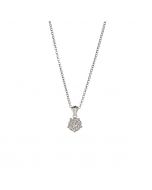 Metsäkukkia-riipus joka on ihana lahja niin omalle rakkaalle, ystävälle kuin vastavalmistuneellekin. Herkkä ja siro riipus sopii erinomaisesti arkeen ja juhlaan. Korun koko on 14x11mm ja ketjun pituus on 50 cm.