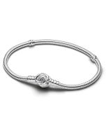 Pandora Moments Käärmeketjurannekoru ja ruusulukko 593211C00