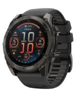 Garmin Fenix 8 AMOLED Sapphire Carbon 010-02905-21 edestä