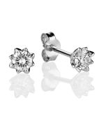 Kohinoor Rosa timanttikorvakorut 14K valkokultaa 143-260V-30