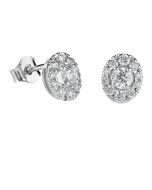 Kohinoor Olivia timanttikorvakorut 14K valkokultaa 143-410V-72