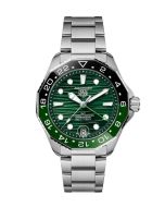 TAG Heuer Aquaracer Professional 300 GMT -vihreä edestä