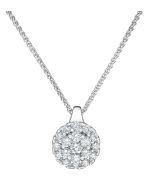 Kohinoor Dharma timanttiriipus 14K valkokultaa 213-412V-28