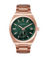 Leijona Blägä Rose Gold Royal Green edestä
