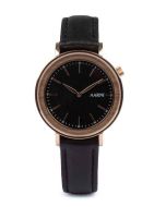 Aarni Aurora Pähkinäpuu 36mm musta edestä