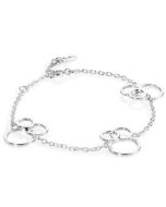 Efva Attling Bubbles rannekoru hopeaa. Rannekorun pituus on säädettävissä 16-19cm. 