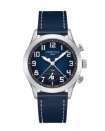 Certina DS Pilot ⌀43mm sininen kellotaulu edestä