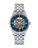 Certina DS-1 Skeleton ⌀40mm sininen edestä