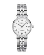Certina DS Caimano ⌀28mm valkoinen edestä