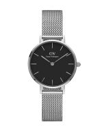 Daniel Wellington Petite Sterling DW00100162 32mm musta mesh