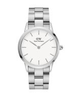 Daniel Wellington Iconic Link 36mm DW00100203 valkoinen teräs