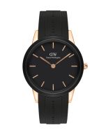 Daniel Wellington Iconic Motion 40mm DW00100425 kullattu musta kumi
