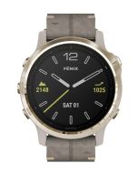 Garmin Fenix 6S Sapphire Light Gold 010-02159-40 edestä