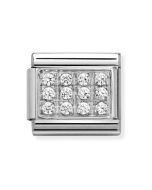 Nomination Silvershine zk laatta 330307/01