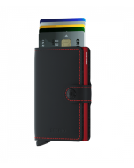 SECRID Miniwallet Matte Black-Red