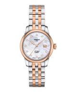 Tissot Le Locle Automatic Lady 29mm edestä - helmiäinen_timantti_teräs_pvd