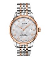 Tissot Le Locle Powermatic 80 39,3mm hopea edestä