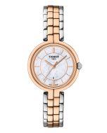 Tissot Flamingo 30mm vaalea helmiäinen edestä