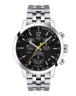 Tissot PRC 200 Chronograph 43mm musta edestä