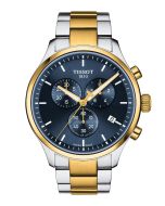 Tissot Chrono XL Classic 45mm sininen edestä